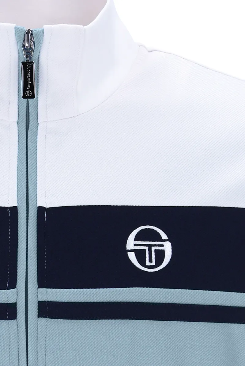 Sergio Tacchini Damarindo Track Top Lead / Maritime / White -2