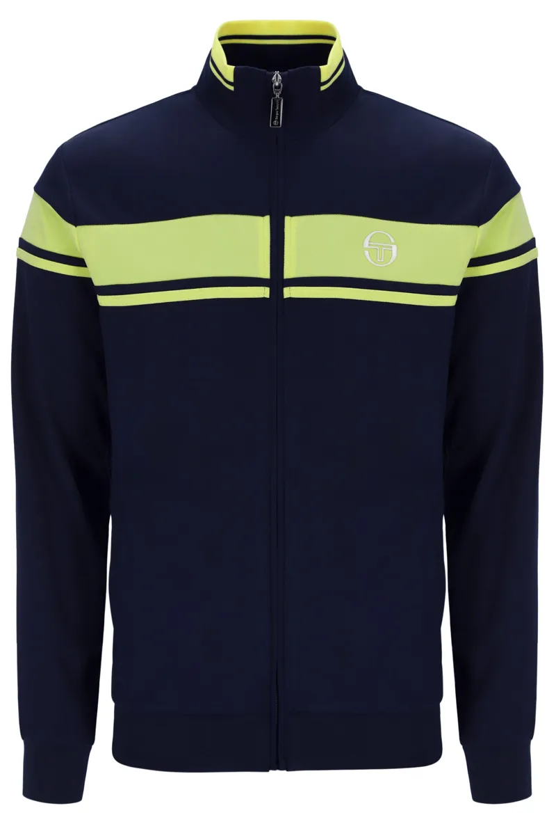 Sergio Tacchini Damarindo Track Top Maritime Blue / Celery