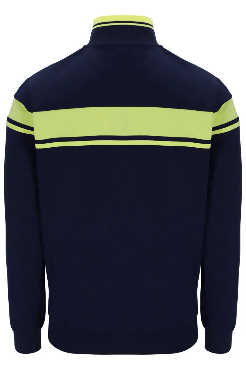 Sergio Tacchini Damarindo Track Top Maritime Blue / Celery-1