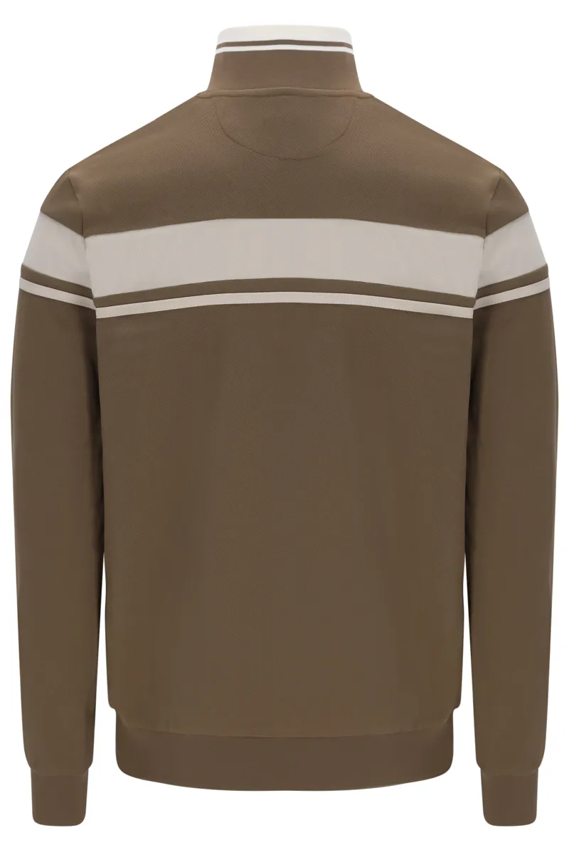 Sergio Tacchini Damarindo Track Top Shitake / Peyote-1