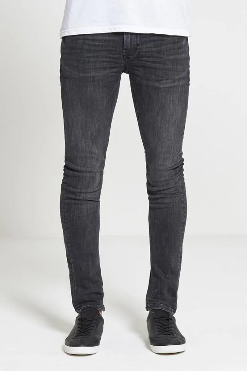 DML Chaos Skinny Stretch Jeans Charcoal-3