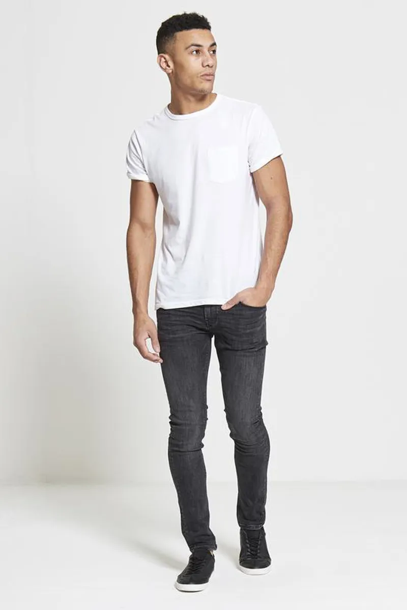 DML Chaos Skinny Stretch Jeans Charcoal-4