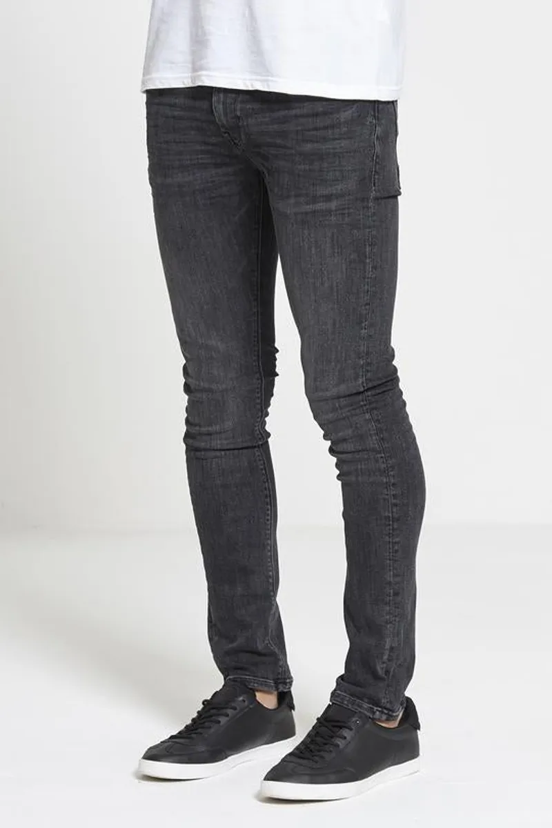DML Chaos Skinny Stretch Jeans Charcoal