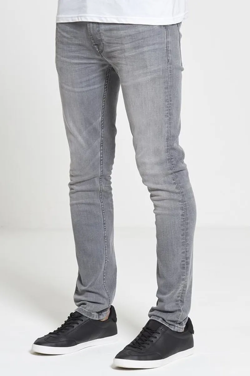DML Chaos Skinny Stretch Jeans Light Grey-3