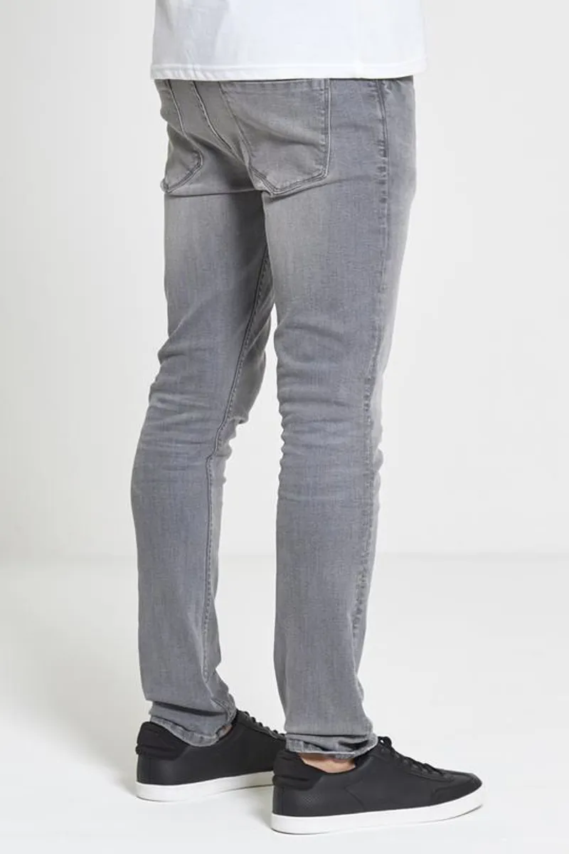 DML Chaos Skinny Stretch Jeans Light Grey-2