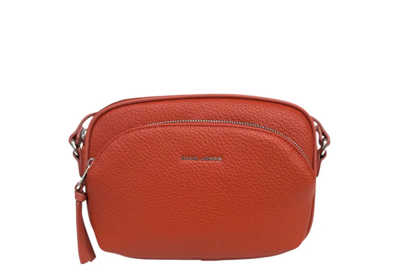 David Jones Crossbody Bag Burnt Orange 