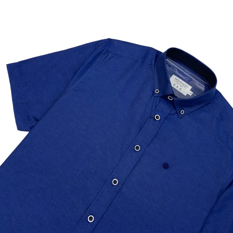 Mish Mash Summit Short Sleeve Shirt Indigo-1