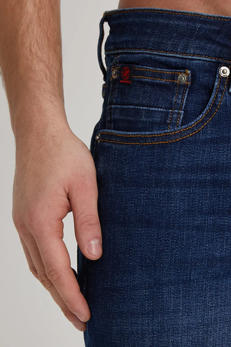 DML Texas Dark Blue Demin Short 38 WAIST ONLY-4