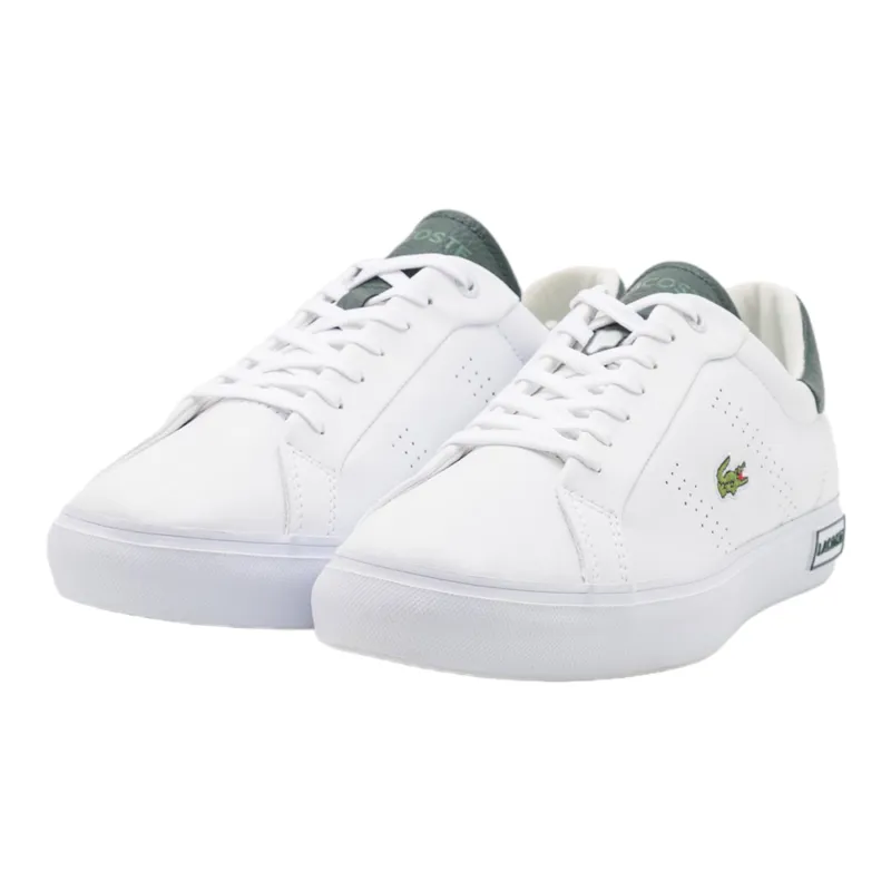 Lacoste Power Court Trainers White / Green SIZE 11 ONLY-2