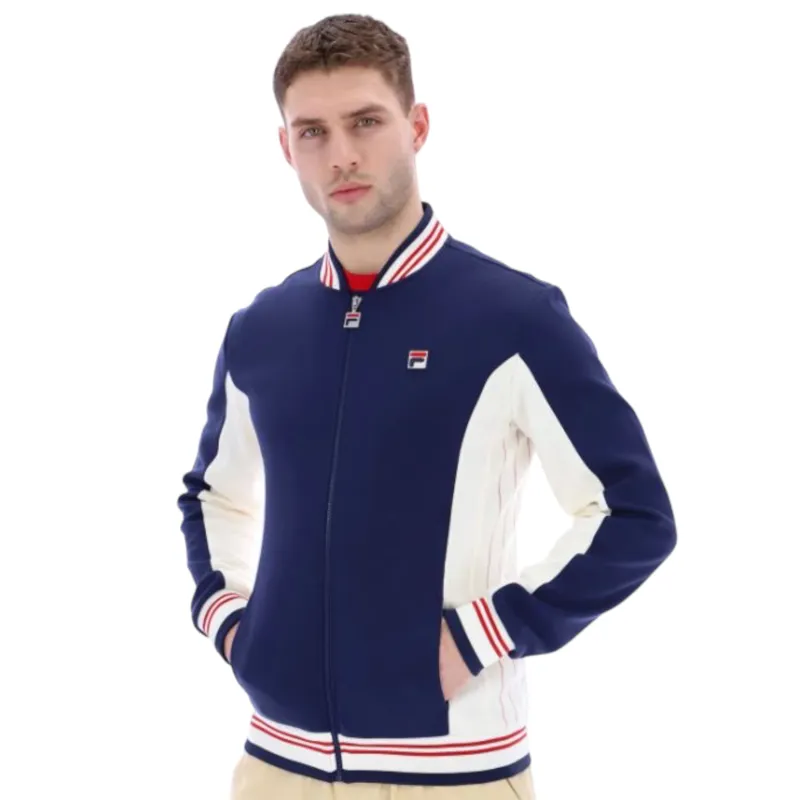 Fila Settanta Baseball Track Jacket Navy-1