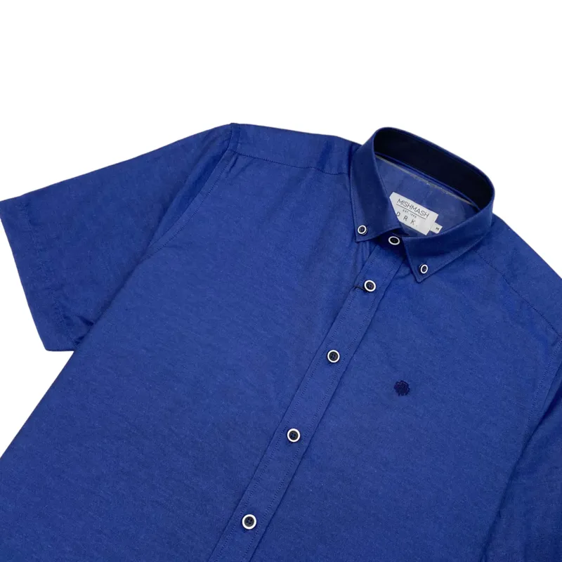 Mish Mash Summit Short Sleeve Shirt Indigo-2