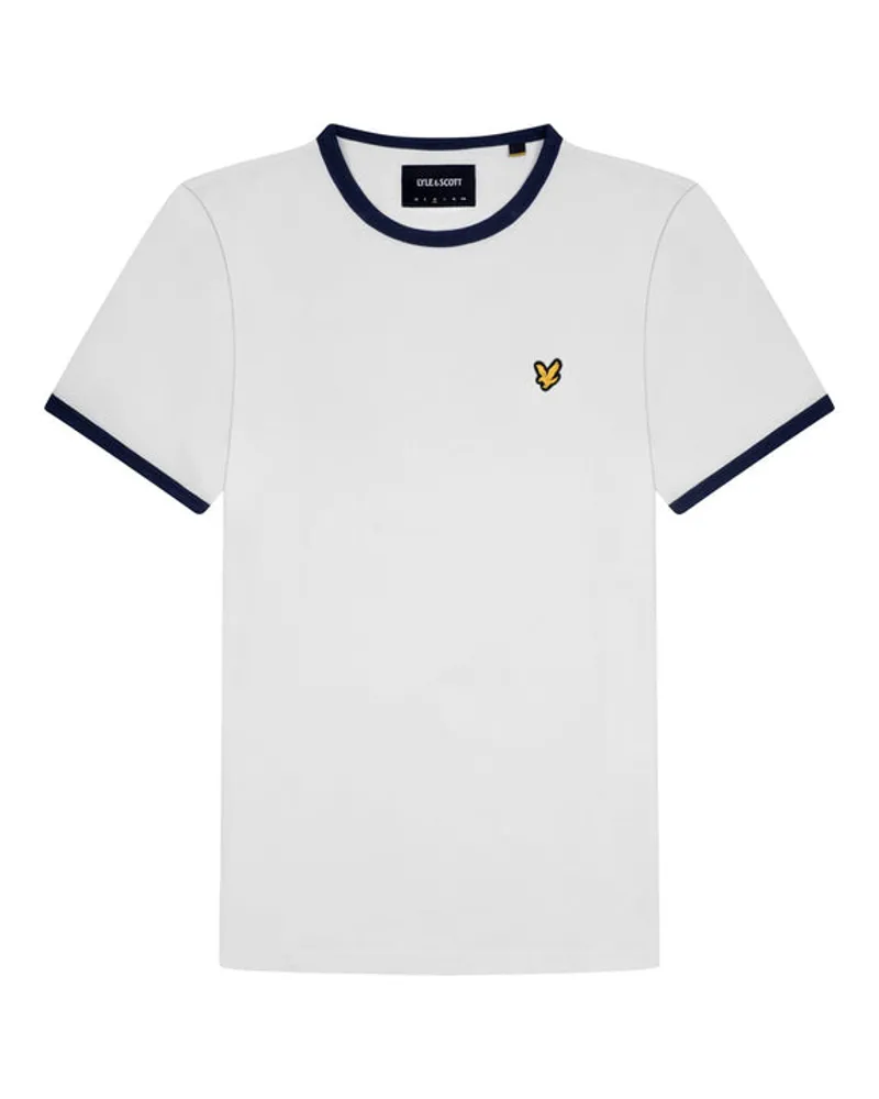 Lyle and Scott Ringer T-shirt White