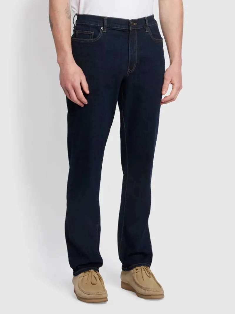 Farah Lawson Stretch Denim Jeans Rinse Wash