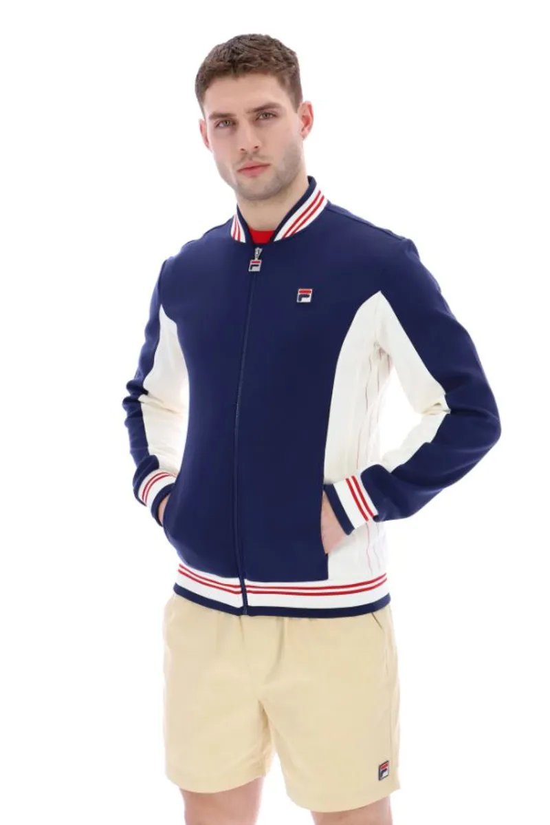 Fila Settanta Baseball Track Jacket Navy-2