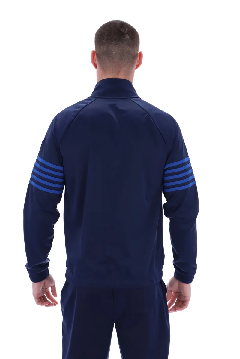 Fila Vann 5 Stripe Track Top Navy LARGE ONLY-3