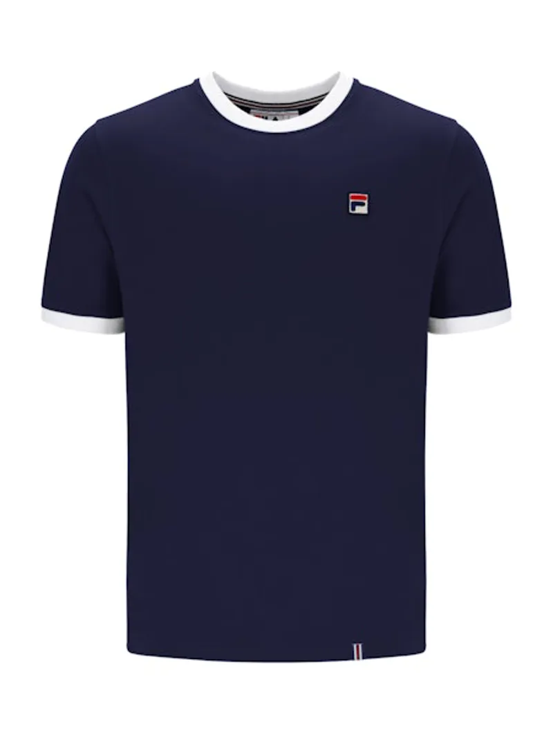 Fila Marconi Essential Ringer T-shirt Navy/White