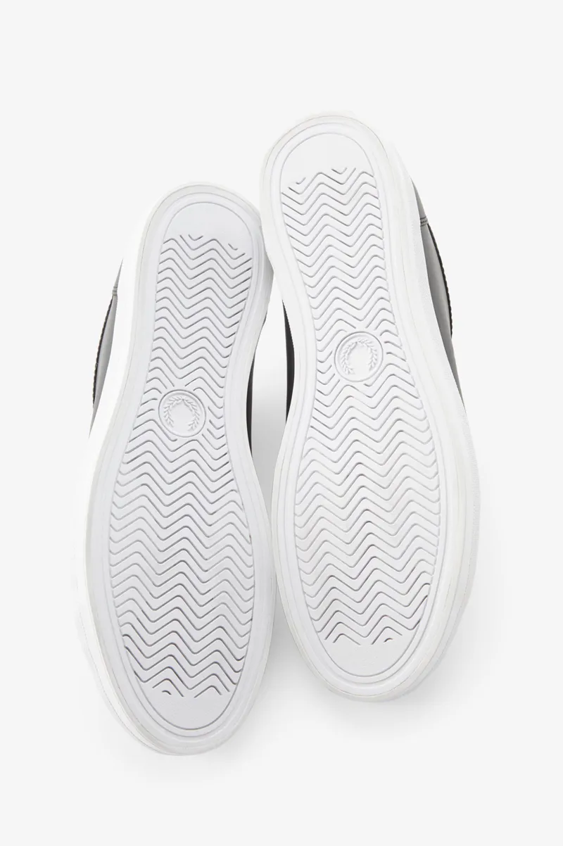 Fred Perry B1228-102 Baseline Trainer Black SIZE 7 ONLY LAST PAIR -4