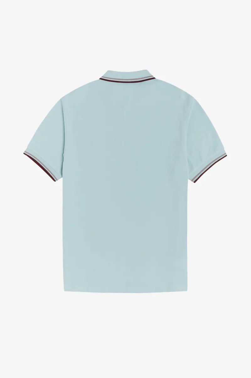 Fred Perry M3600-275 Polo T-shirt Chalk / Rain / Aubergine-3