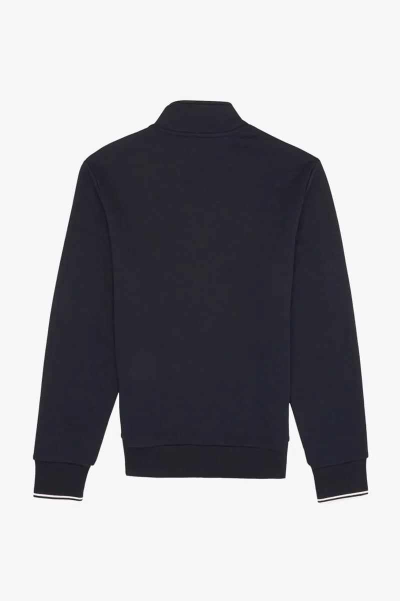 Fred Perry Half Zip Sweatshirt Navy -2