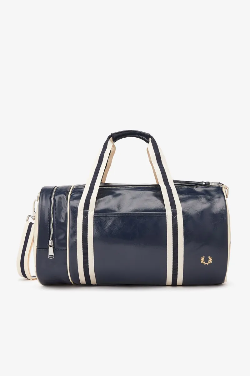 Fred Perry L7220-635 Classic Barrel Bag Navy Ecru LAST ONE-1