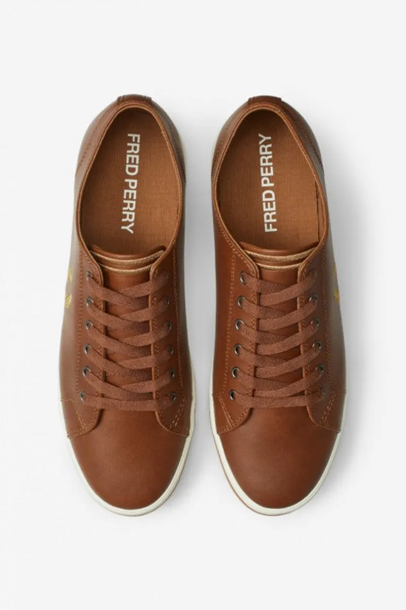 Fred Perry B7163-448 Kingston Leather Trainers Tan-2