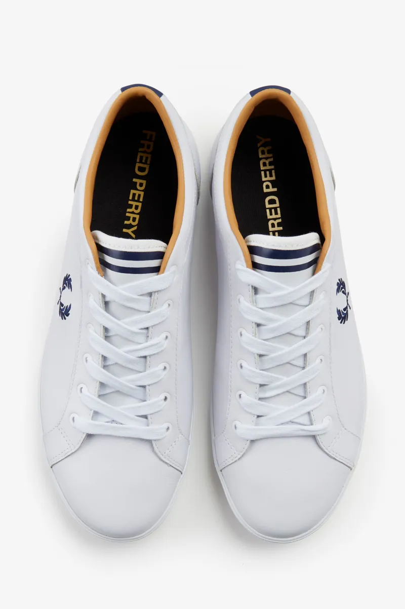 Fred Perry Baseline Trainer White SIZE 11 ONLY-4