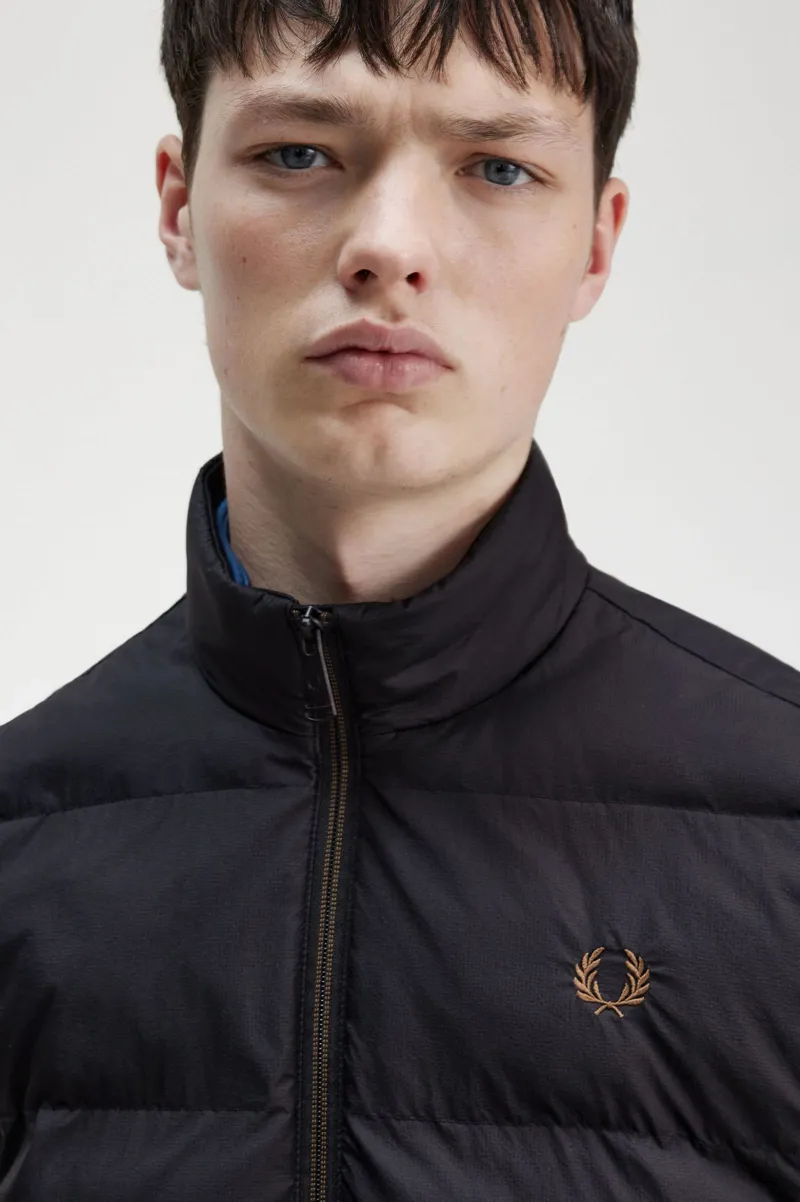 Fred Perry Insulated Gilet Black -5