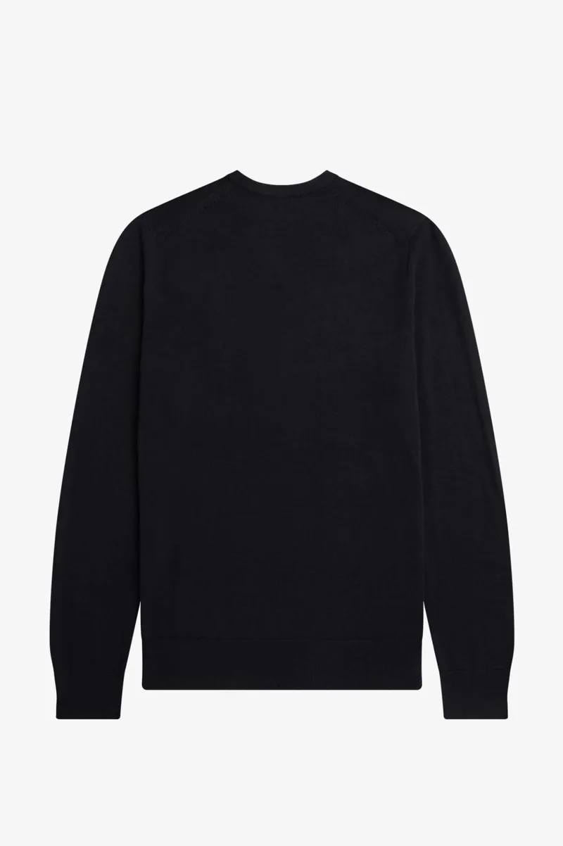 Fred Perry Classic Crew Neck Jumper Navy XL ONLY LAST ONE-7