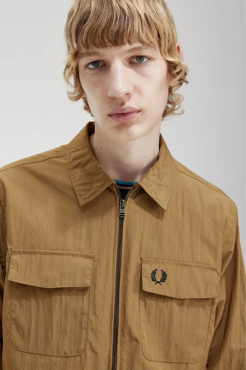 ジャケット・アウター FRED PERRY Utility Overshirt Fred Perry jacket Utility Overshirt PRM EU