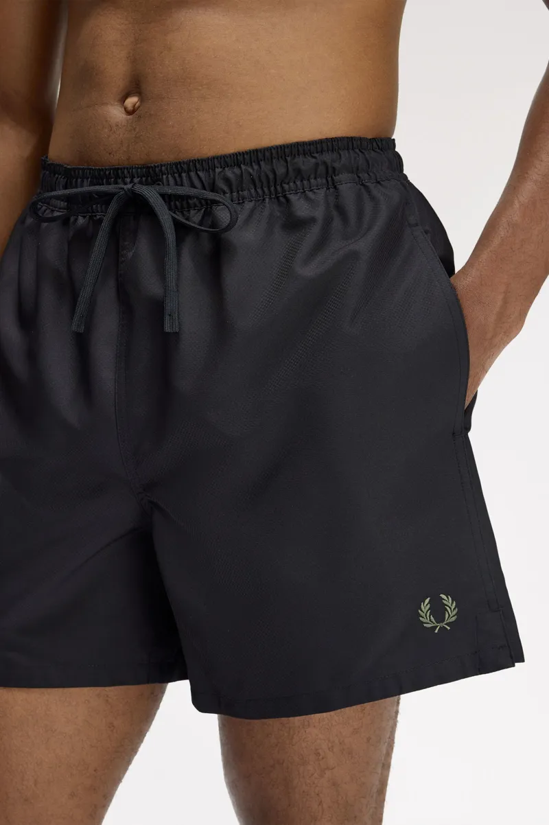 Fred Perry Swim Shorts Black-5