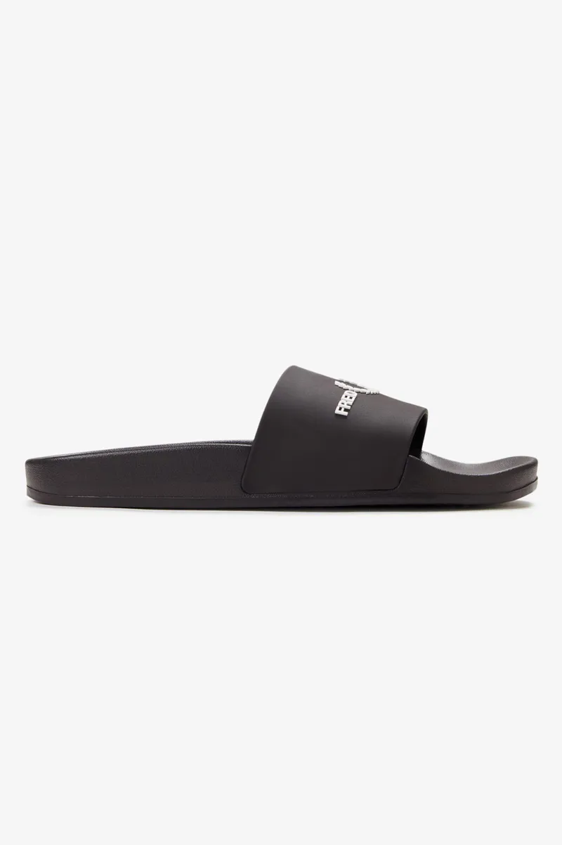 Fred Perry Branded Slides Black 