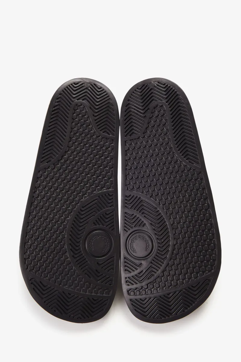 Fred Perry Branded Slides Black -7
