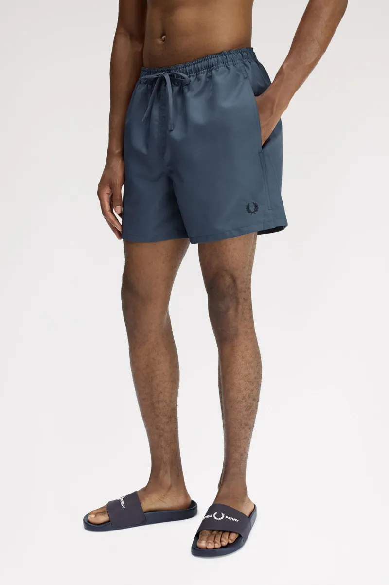 Fred Perry Mens Branded Slides Navy-3