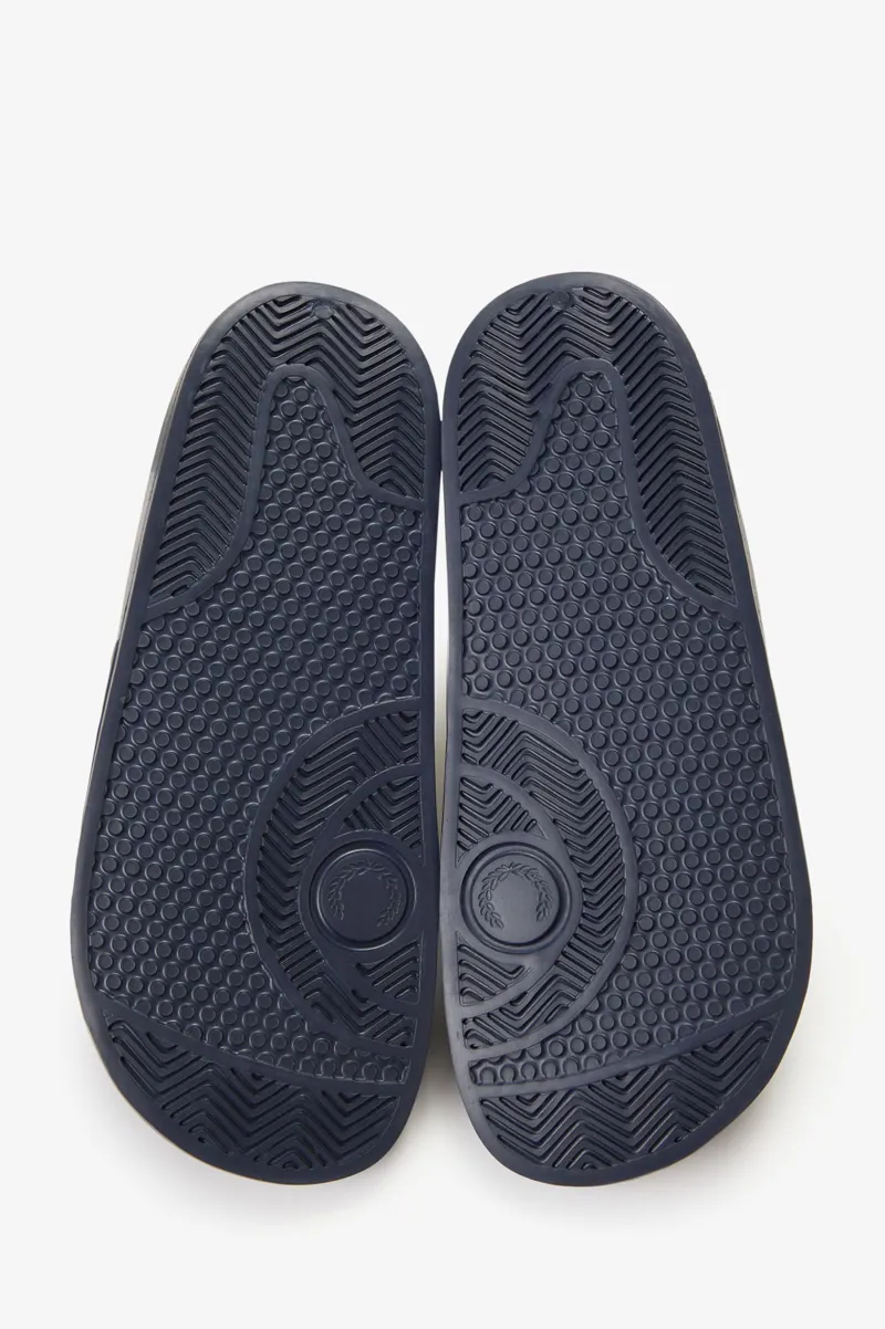Fred Perry Mens Branded Slides Navy-7