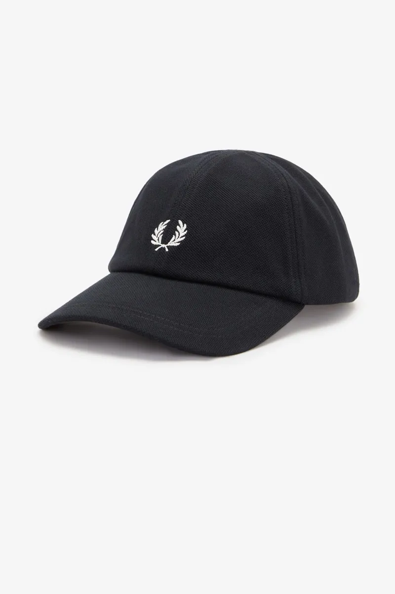 Fred Perry Piqué Classic Cap Black 