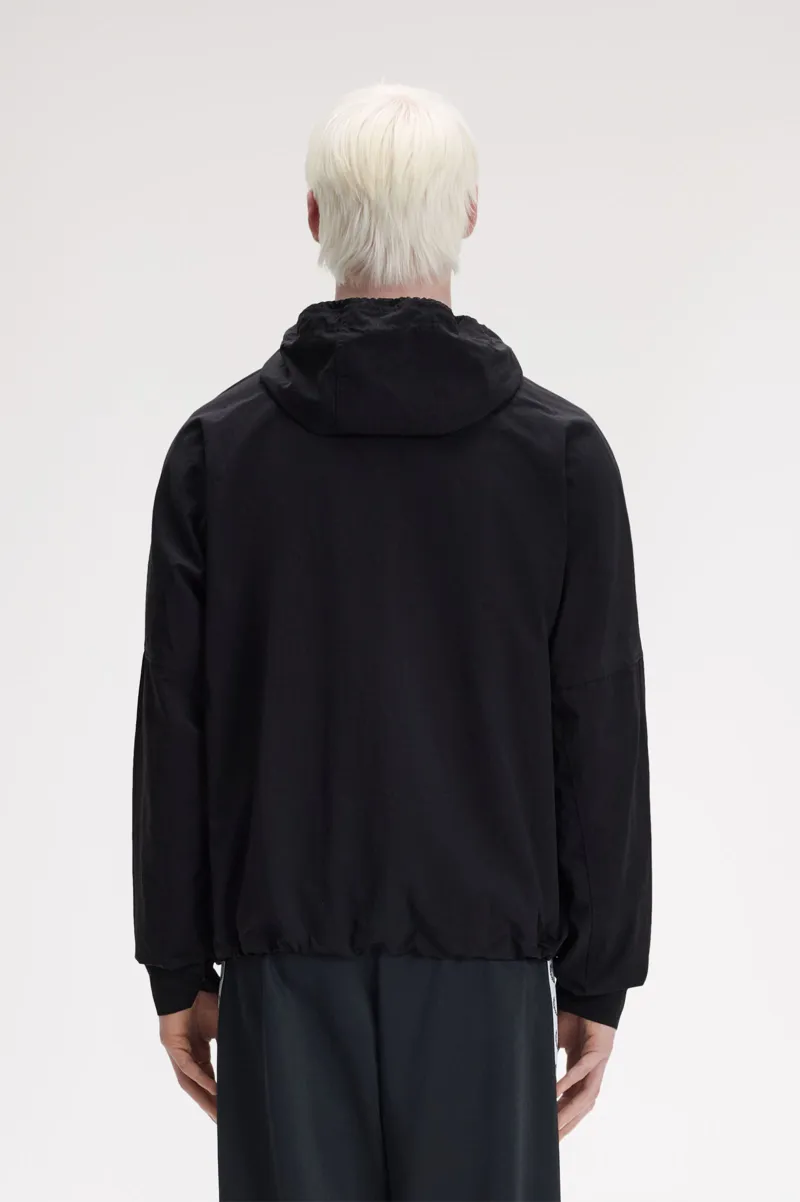 Fred Perry Cropped Ripstop Parka Black-4