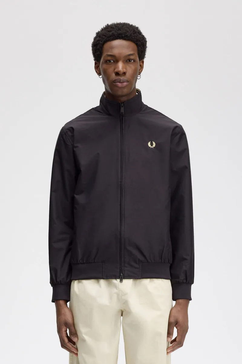 Fred Perry J2660-350 Brentham Jacket Black-1