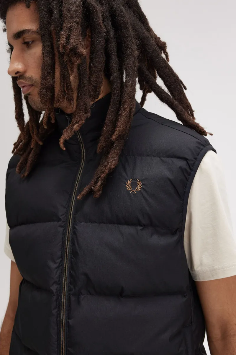 Fred Perry Insulated Gilet Black MEDIUM ONLY LAST ONE-7
