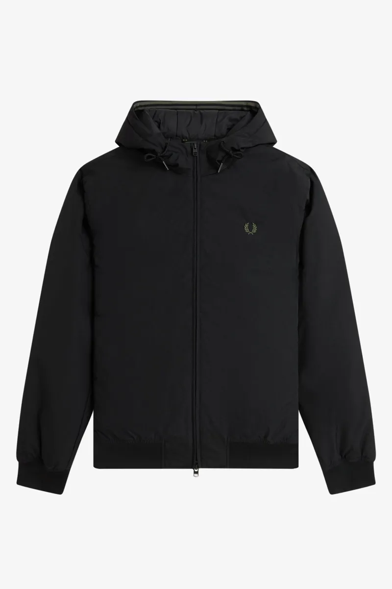 Fred Perry Hooded Brentham Jacket Black XL ONLY LAST ONE-10