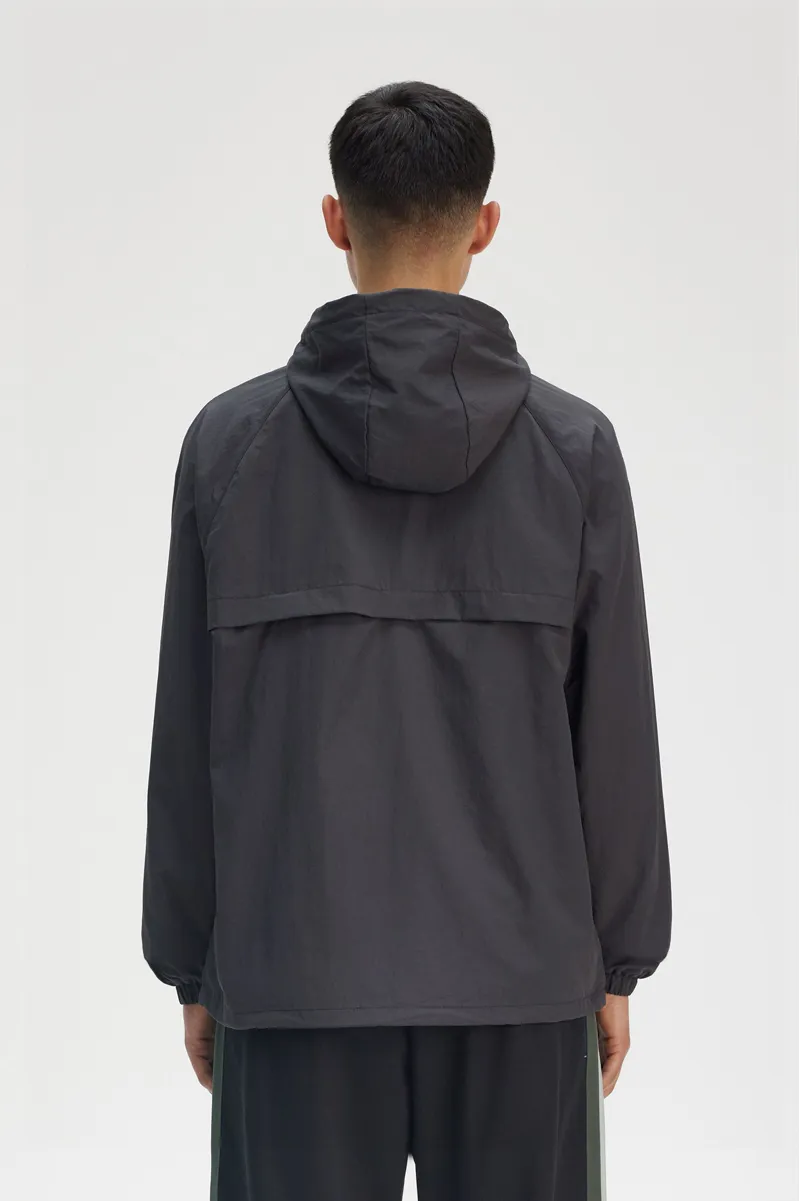Fred Perry Hooded Shell Jacket Anchor Grey-1