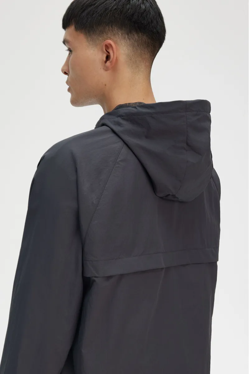Fred Perry Hooded Shell Jacket Anchor Grey-6