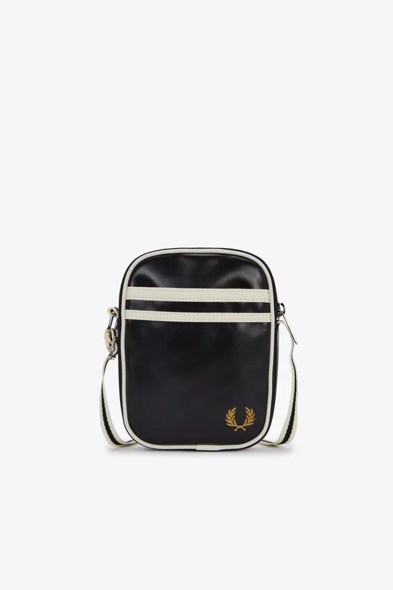 Fred Perry Classic Small Side Bag Black / Ecru-3