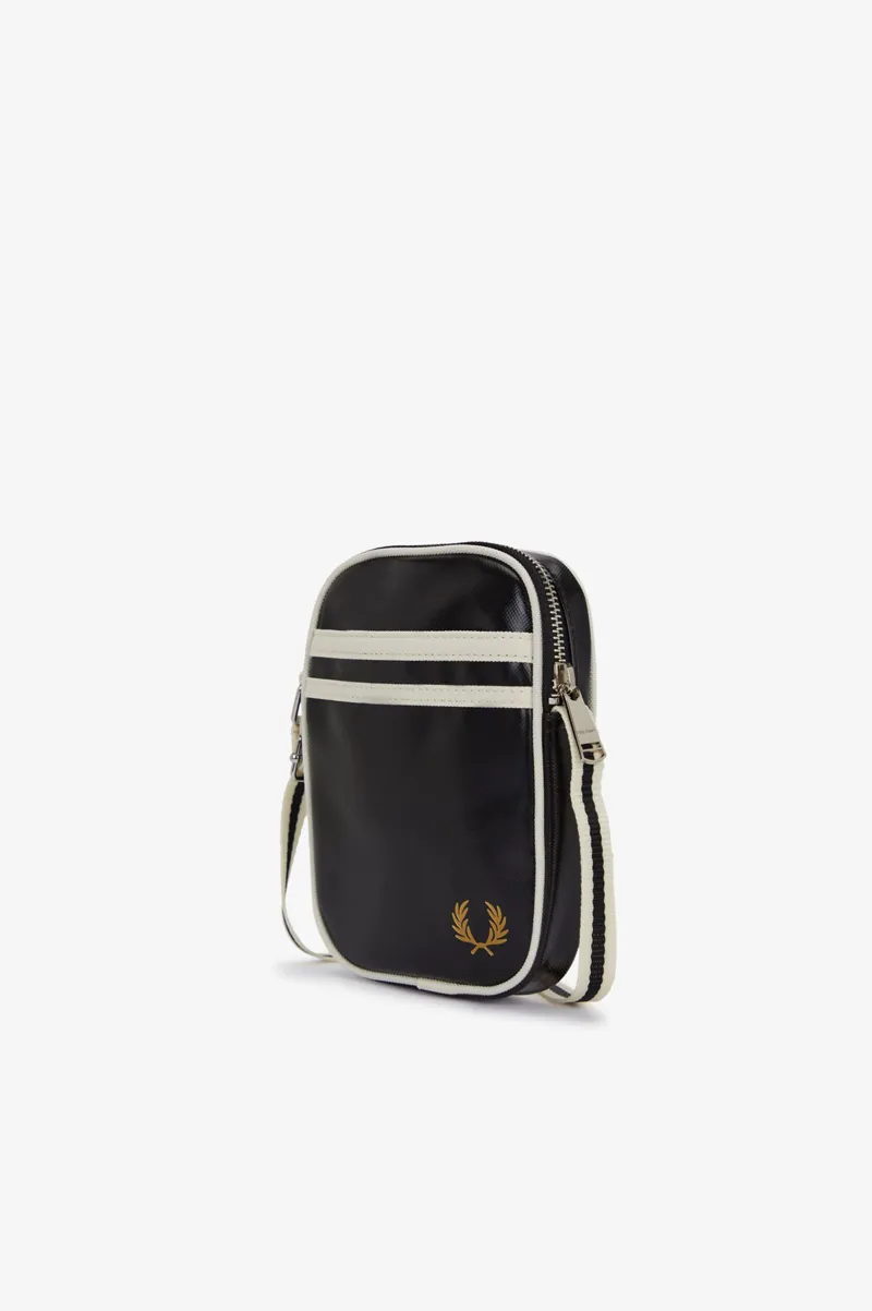Fred Perry Classic Small Side Bag Black / Ecru-4