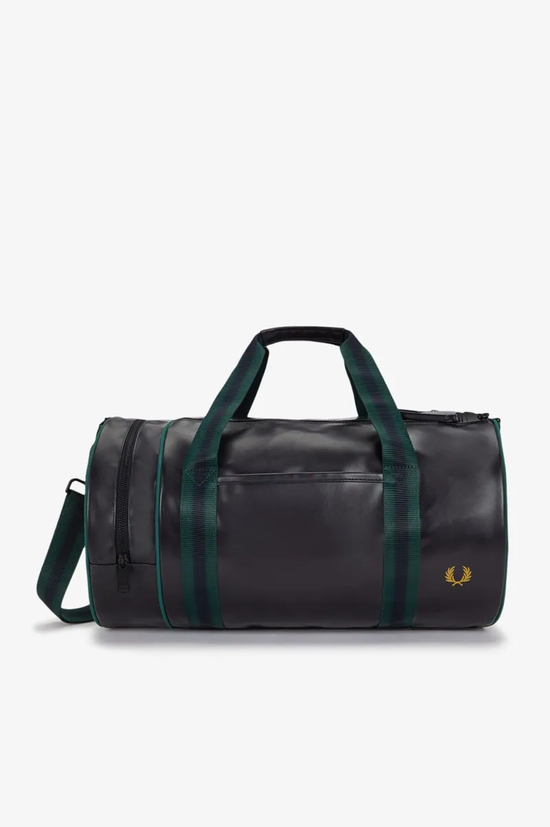 Fred Perry L7255-81A Classic Barrel Bag Navy/Grassroots-1