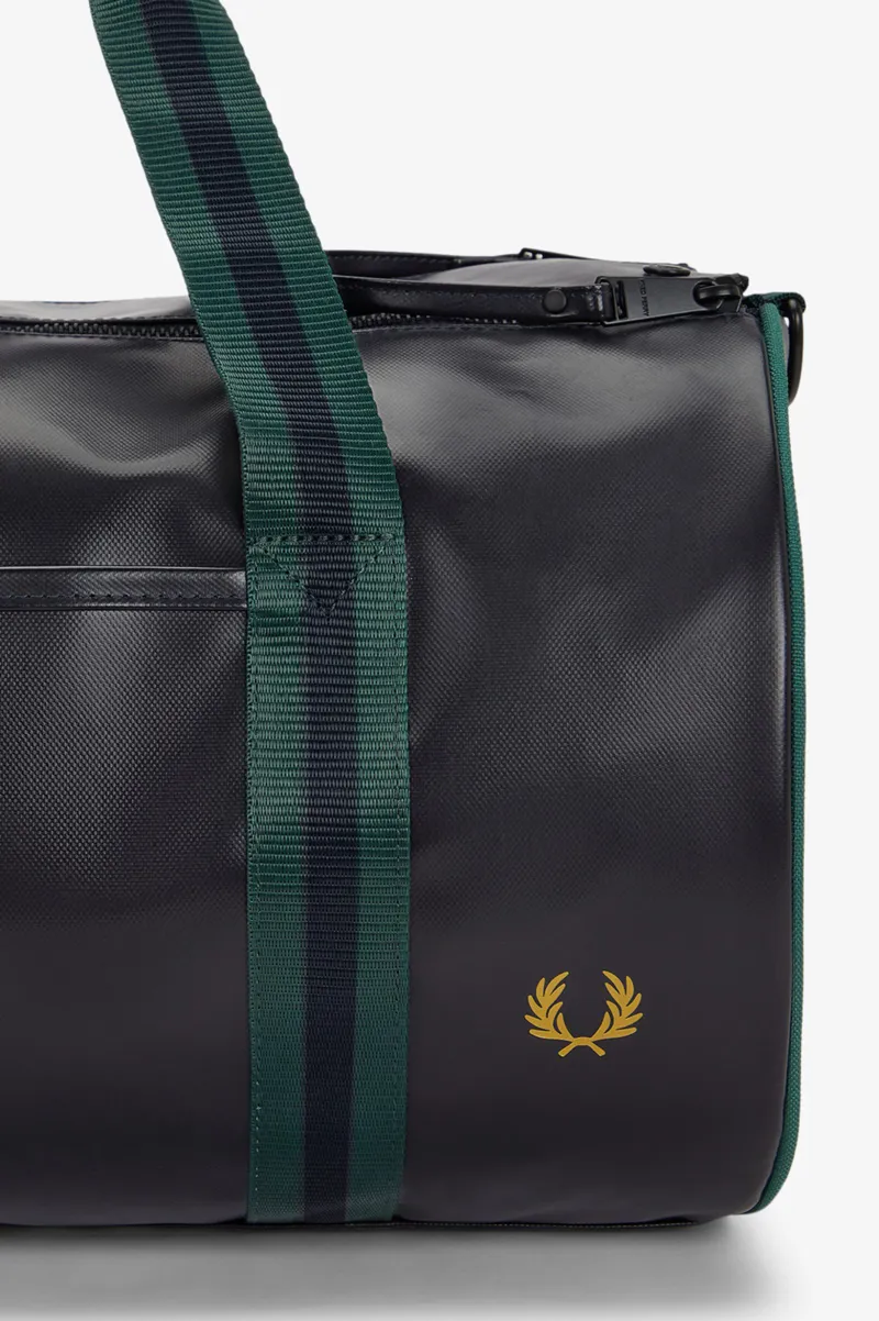 Fred Perry L7255-81A Classic Barrel Bag Navy/Grassroots-4