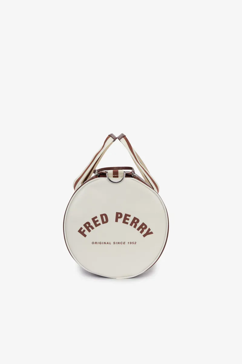 Fred Perry L7255-J89 Classic Barrel Bag Tan Ecru-2