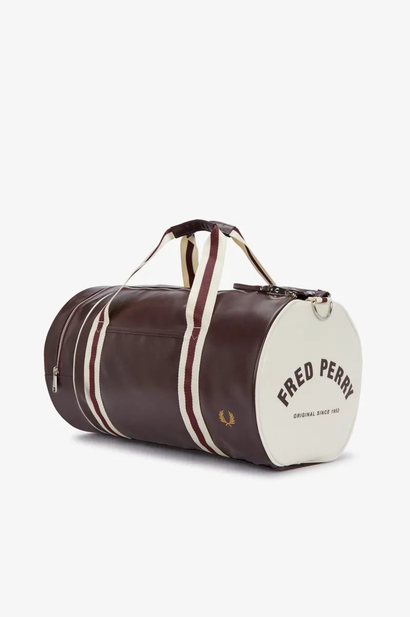 Fred Perry L7255-R82 Classic Barrel Bag Oxblood-2