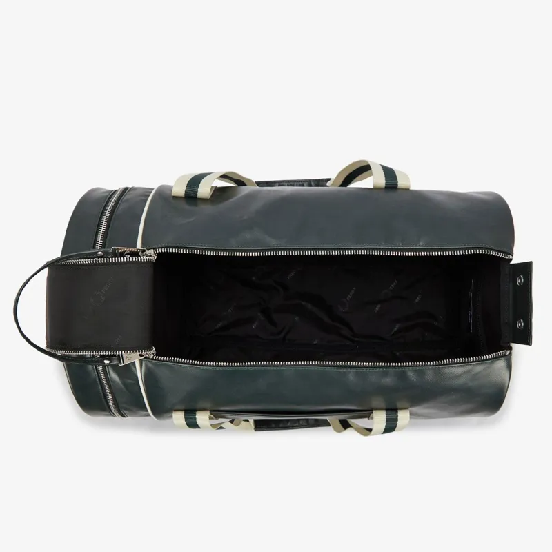 Fred Perry L7255-T11 Classic Barrel Bag Night Green Ecru-4