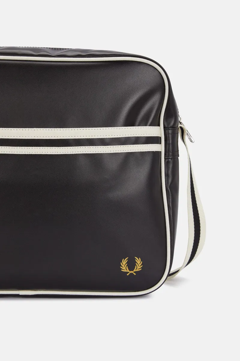 Fred Perry L8257-D57 Shoulder Bag Black Ecru -4