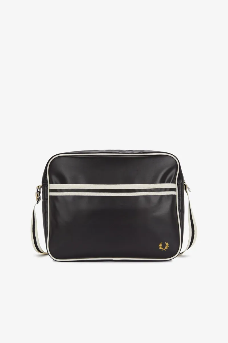 Fred Perry L8257-D57 Shoulder Bag Black Ecru -5